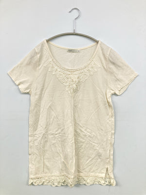 earth music&ecology/アースミュージックアンドエコロジー/Tシャツ/カットソー/トップス/アイボリー/M