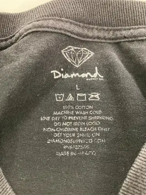 Diamond/Tシャツ/カットソー/トップス/ブラック/L