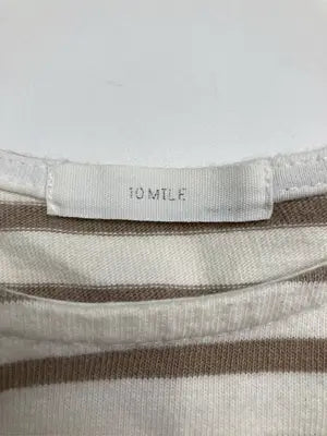 10MTLE/Tシャツ/カットソー/トップス/ホワイト