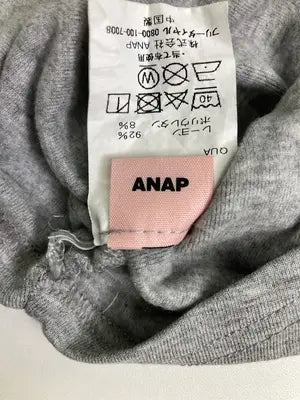 ANAP/アナップ/Tシャツ/カットソー/トップス/グレー/F