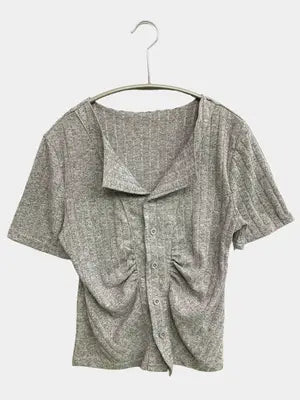 Tシャツ/カットソー/トップス/グレー