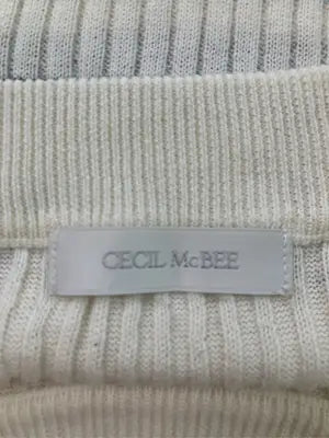 CECIL McBEE/セシルマクビー/ニット/セーター/トップス/アイボリー/M