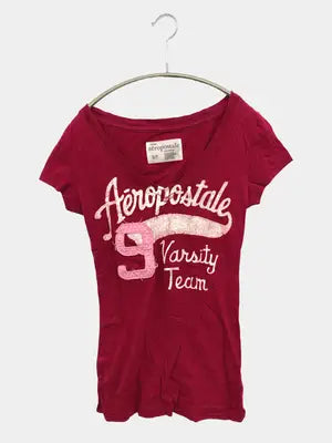 AEROPOSTALE/エアロポスタル/Tシャツ/カットソー/トップス/レッド/S