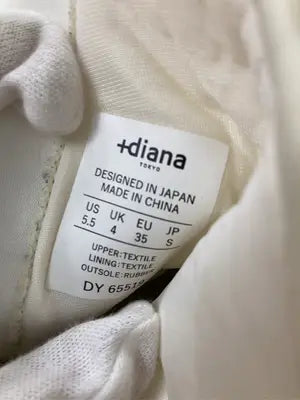+diana/ブーツ/シューズ/アイボリー/S