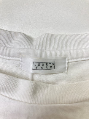 LOWRYS FARM/ローリーズファーム/Tシャツ/カットソー/トップス/ホワイト/F