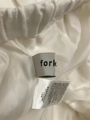 forksy./フォルクシー/ロングスカート/スカート/ホワイト/F