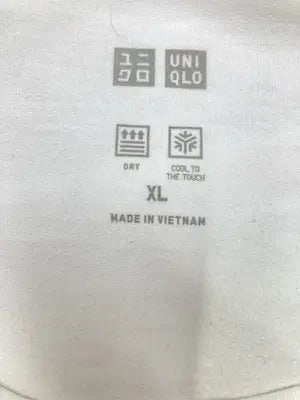 UNIQLO/ユニクロ/Tシャツ/カットソー/トップス/ホワイト/XL