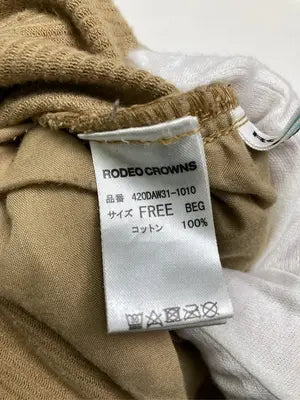 RODEO CROWNS/ロデオクラウンズ/その他パンツ/パンツ/ブラウン/FREE