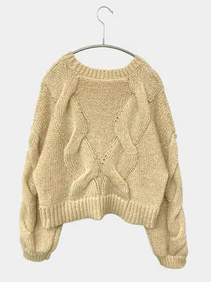 NATURAL BEAUTY BASIC/ナチュラルビューティーベーシック/ニット/セーター/トップス/ベージュ/FR