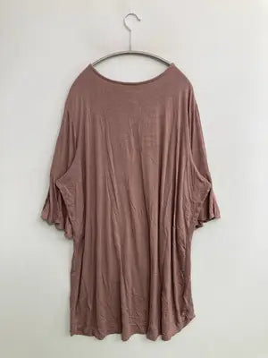 NYC/エヌワイシー/Tシャツ/カットソー/トップス/ブラウン/3X