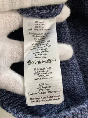 Eddie Bauer/エディーバウアー/ニット/セーター/トップス/ネイビー/XL