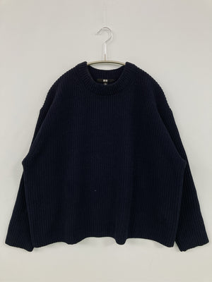 UNIQLO/ユニクロ/ニット/セーター/トップス/ブラック/XL