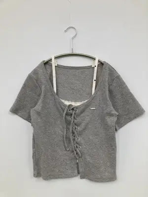 Service/Tシャツ/カットソー/トップス/グレー