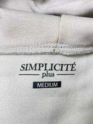 SIMPLICITE PLUS/パーカー/トップス/ベージュ/M