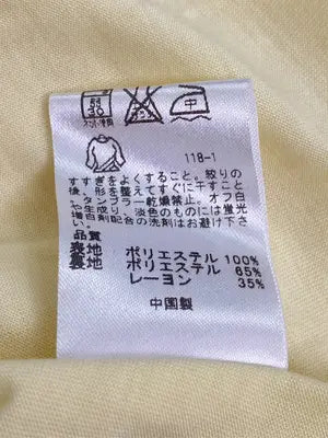 any sis/エニィスィス/シャツ/ブラウス/トップス/イエロー/2