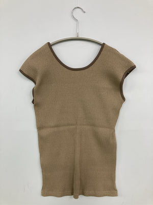 Neuna/ヌナ/ノースリーブ/トップス/ブラウン/F