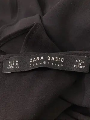 ZARA BASIC/ザラベーシック/シャツ/ブラウス/トップス/ブラック/USA M