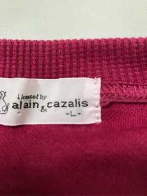 alain&cazalis/ニット/セーター/トップス/レッド/L
