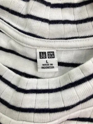 UNIQLO/ユニクロ/Tシャツ/カットソー/トップス/ホワイト/L