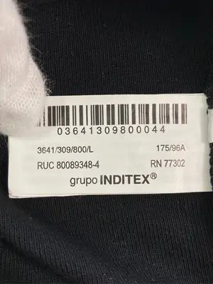 ZARA/ザラ/Tシャツ/カットソー/トップス/ブラック/USA L