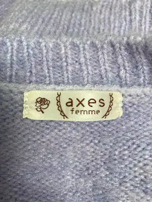 axes femme/アクシーズファム/カーディガン/ボレロ/トップス/パープル/F