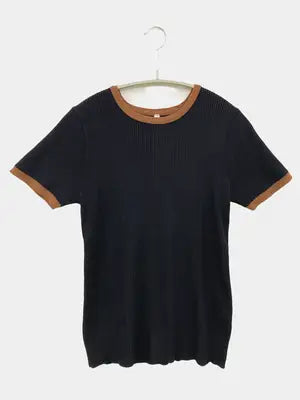 Tシャツ/カットソー/トップス/ブラック/L