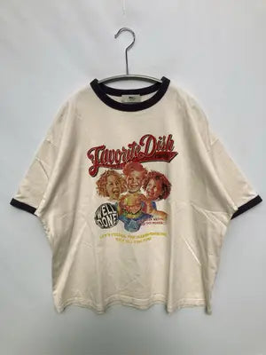 MN.L/エムエヌエル/Tシャツ/カットソー/トップス/アイボリー/F