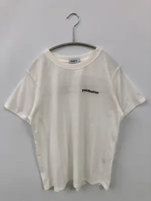 NAVY/ネイビー/Tシャツ/カットソー/トップス/ホワイト/S