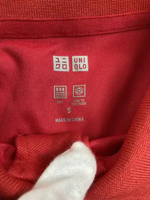 UNIQLO/ユニクロ/ポロシャツ/トップス/レッド/S