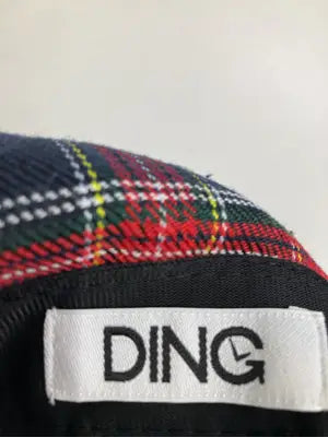DING/ハンチング/ベレー帽/帽子/レッド/F