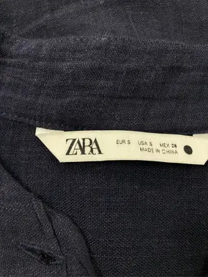 ZARA/ザラ/シャツ/ブラウス/トップス/ネイビー/S