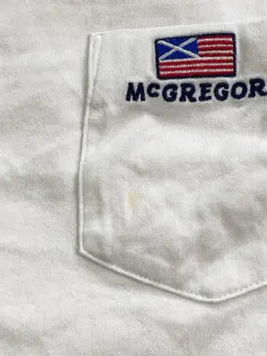 McGREGOR/マックレガー/Tシャツ/カットソー/トップス/ホワイト/L