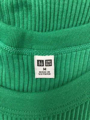 UNIQLO/ユニクロ/タンクトップ/トップス/グリーン/M