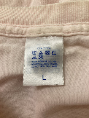 Tシャツ/カットソー/トップス/ピンク/L