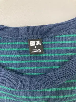 UNIQLO/ユニクロ/Tシャツ/カットソー/トップス/グリーン/L