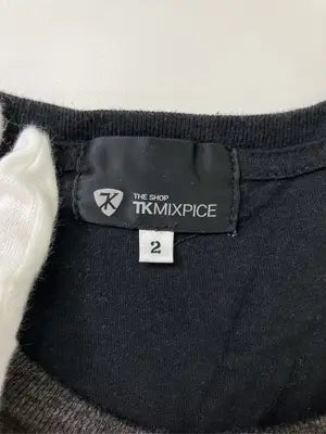 TK MIXPICE/ティーケーミクスパイス/Tシャツ/カットソー/トップス/ブラック/2