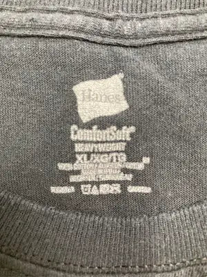Hanes/ヘインズ/Tシャツ/カットソー/トップス/ブラック/XL