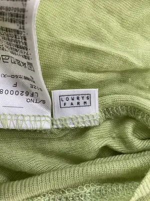 LOWRYS FARM/ローリーズファーム/Tシャツ/カットソー/トップス/ライトグリーン/F