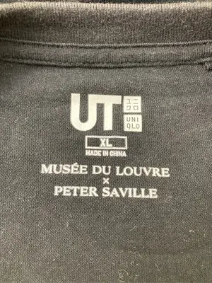 UNIQLO/ユニクロ/Tシャツ/カットソー/トップス/ブラック/XL
