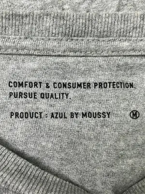 AZUL by MOUSSY/アズールバイマウジー/Tシャツ/カットソー/トップス/グレー/M