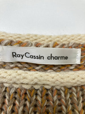 Ray Cassin charme/ニット/セーター/トップス/ブラウン/F