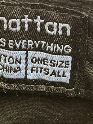 NEWHATTAN/ニューハッタン/キャップ/帽子/ブラック/ONE SIZE FITS ALL
