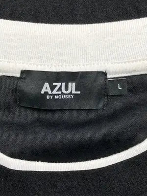 AZUL by MOUSSY/アズールバイマウジー/Tシャツ/カットソー/トップス/ブラック/L
