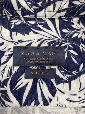 ZARA MAN/ザラマン/シャツ/ブラウス/トップス/ブラック/SLIM FIT