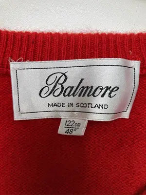 Balmore/ニット/セーター/トップス/レッド/122cm   48"