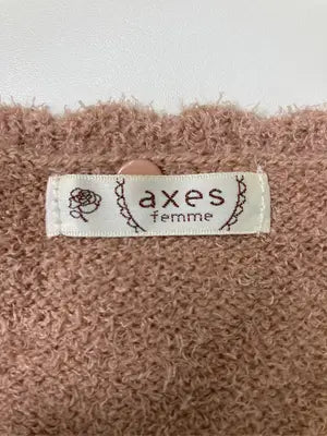 axes femme/アクシーズファム/カーディガン/ボレロ/トップス/ブラウン/M