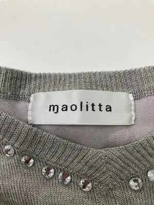 maolitta/Tシャツ/カットソー/トップス/グレー/M  バスト79～87　身長154～162