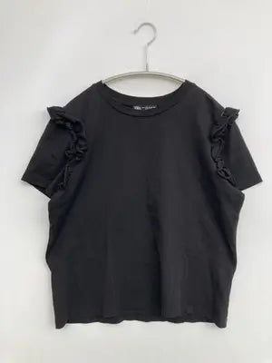 ZARA/ザラ/Tシャツ/カットソー/トップス/ブラック/EUR M