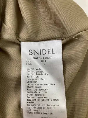SNIDEL/スナイデル/シャツワンピース/ワンピース/ドレス/ベージュ/1