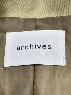 archives/アルシーヴ/テーラードジャケット/ジャケット/アウター/ベージュ/M